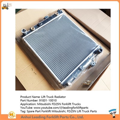 Mitsubishi Forklift Radiator|Náhradní část Forklift Mitsubishi|Části z výtahu FD25N|91E 01-10010